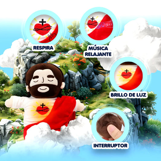 PELUCHE JESÚS QUE RESPIRA