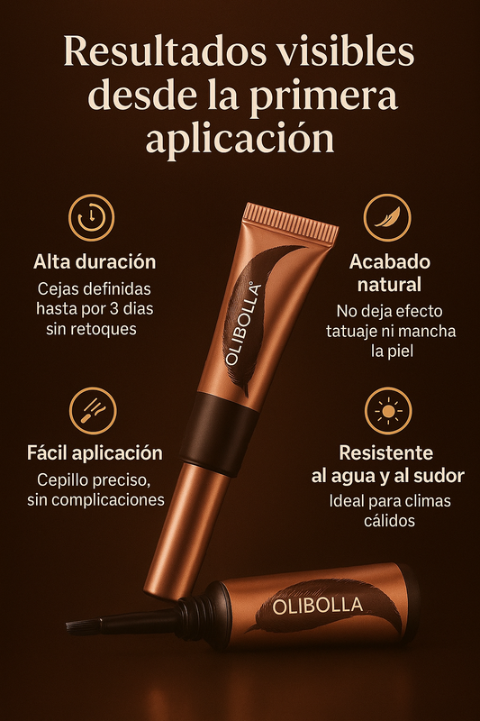 Tinte de Cejas Olibolla – Efecto microblading al instante